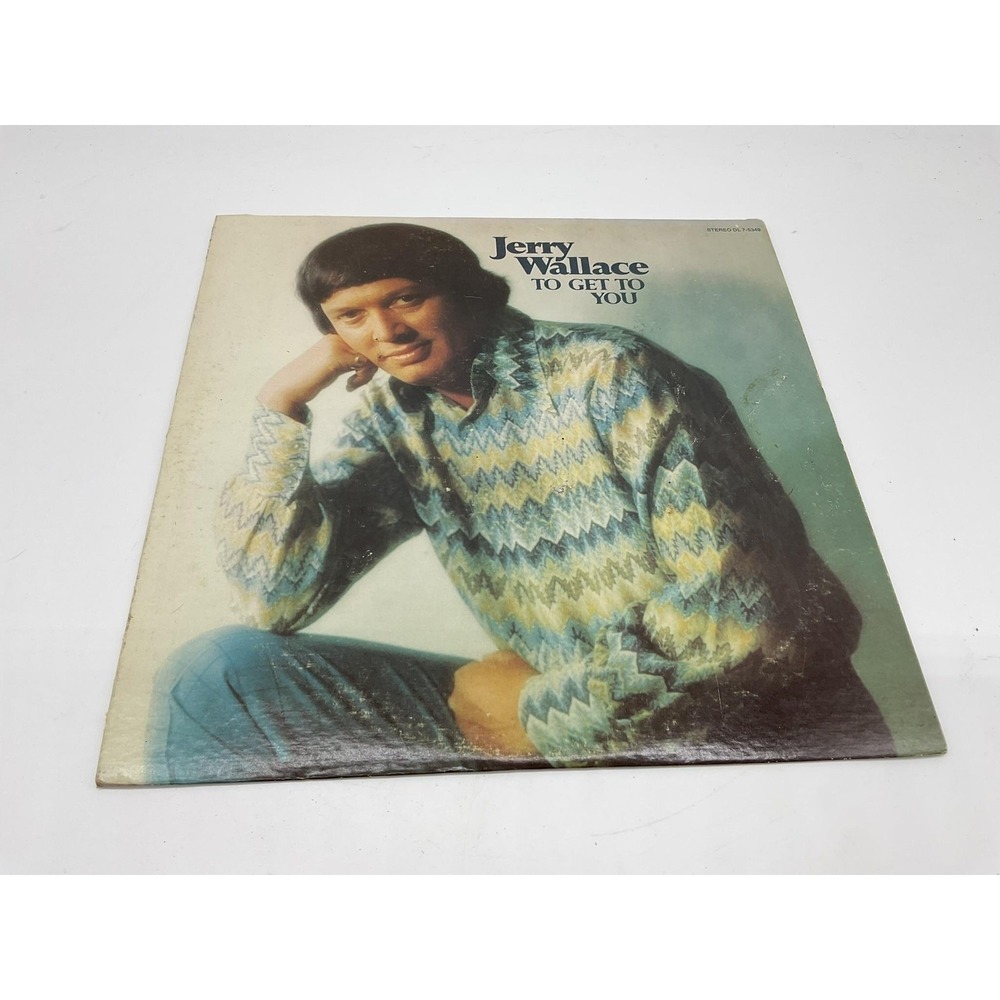 Jerry Wallace To Get To You 12" Vinyl LP 1972 Decca Country Pop Album Vintage